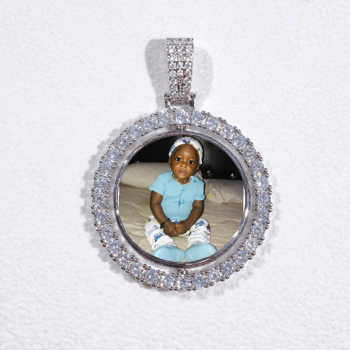 3D Spinning 2-Faced Custom Picture Pendant