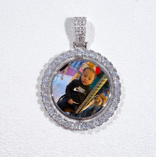 3D Spinning 2-Faced Custom Picture Pendant