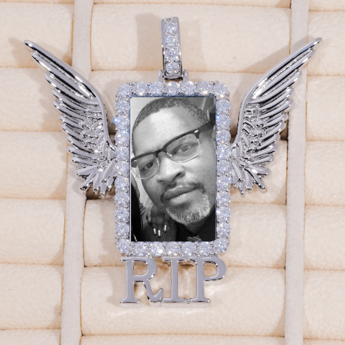 RIP WING 3D CUSTOM PICTURE PENDANT