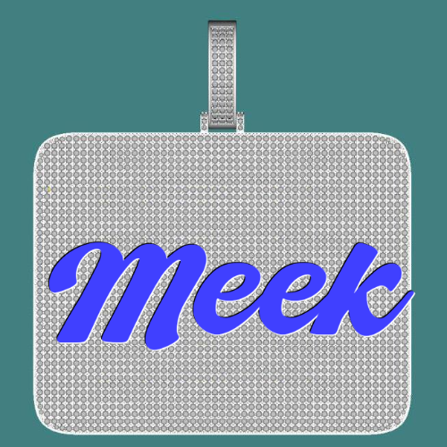 CUSTOM LETTER NECKLACE 3D BIG SQUARE