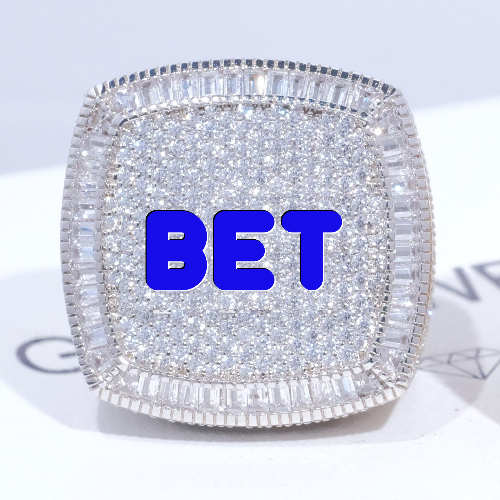 CUSTOM LETTER 3D ICED RING