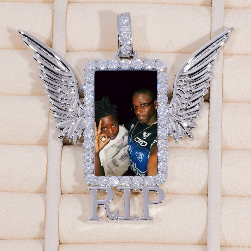RIP WING 3D CUSTOM PICTURE PENDANT