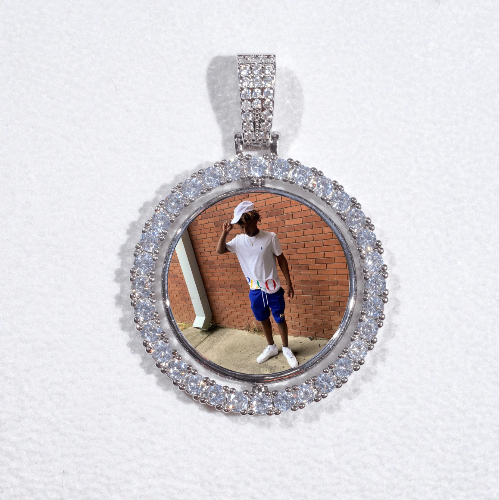3D Spinning 2-Faced Custom Picture Pendant