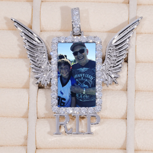 RIP WING 3D CUSTOM PICTURE PENDANT