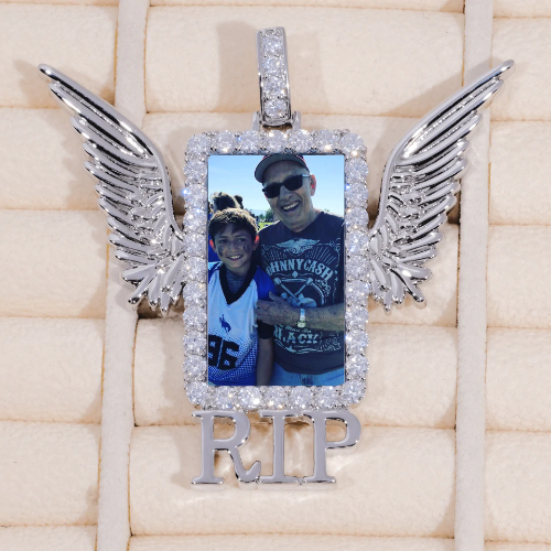 RIP WING 3D CUSTOM PICTURE PENDANT