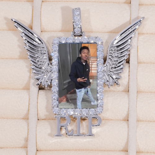 RIP WING 3D CUSTOM PICTURE PENDANT