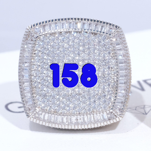 CUSTOM LETTER 3D ICED RING