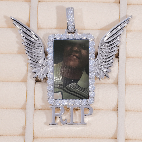 RIP WING 3D CUSTOM PICTURE PENDANT