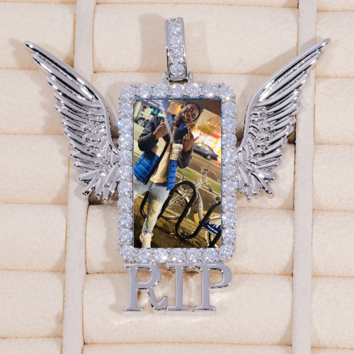 RIP WING 3D CUSTOM PICTURE PENDANT
