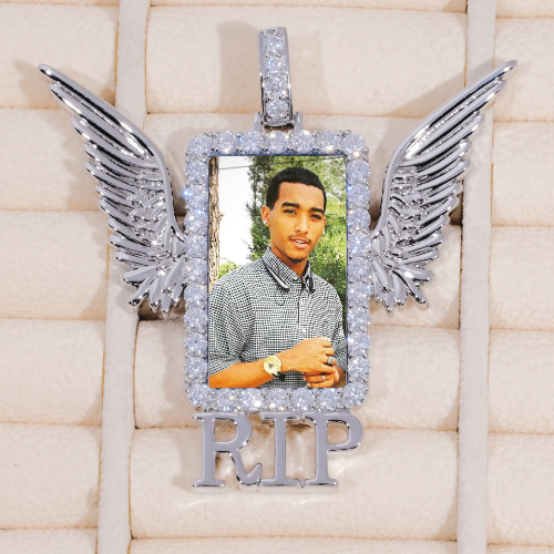RIP WING 3D CUSTOM PICTURE PENDANT