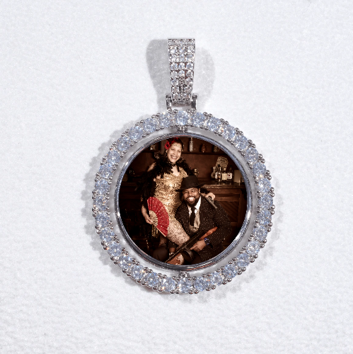 3D Spinning 2-Faced Custom Picture Pendant
