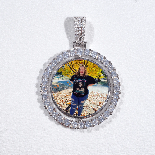 3D Spinning 2-Faced Custom Picture Pendant