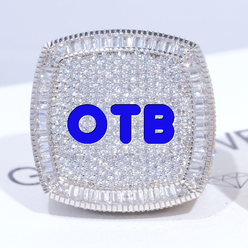CUSTOM LETTER 3D ICED RING