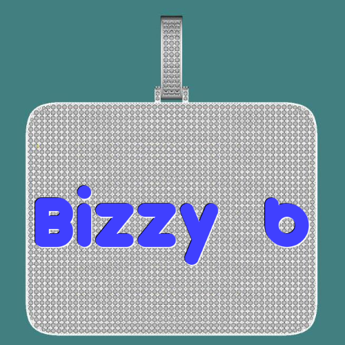 CUSTOM LETTER NECKLACE 3D BIG SQUARE