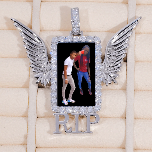 RIP WING 3D CUSTOM PICTURE PENDANT