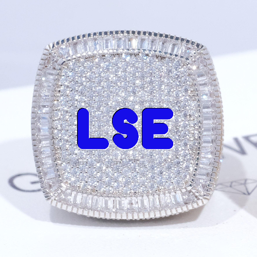 CUSTOM LETTER 3D ICED RING