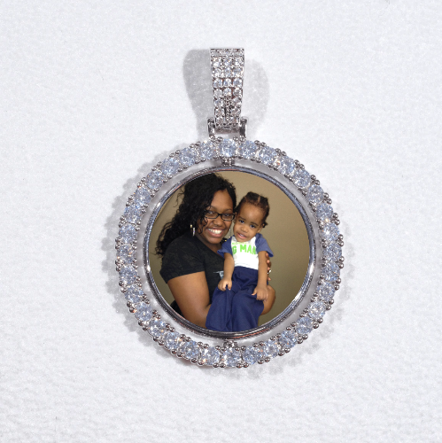 3D Spinning 2-Faced Custom Picture Pendant