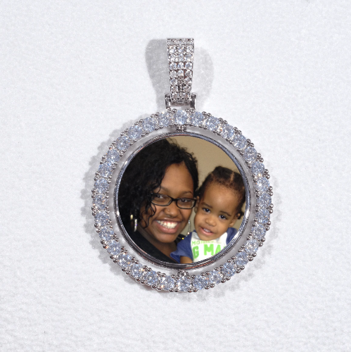 3D Spinning 2-Faced Custom Picture Pendant