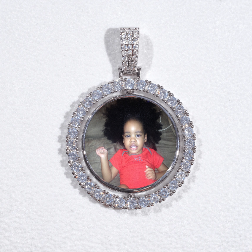 3D Spinning 2-Faced Custom Picture Pendant