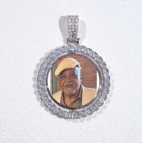 3D Spinning 2-Faced Custom Picture Pendant