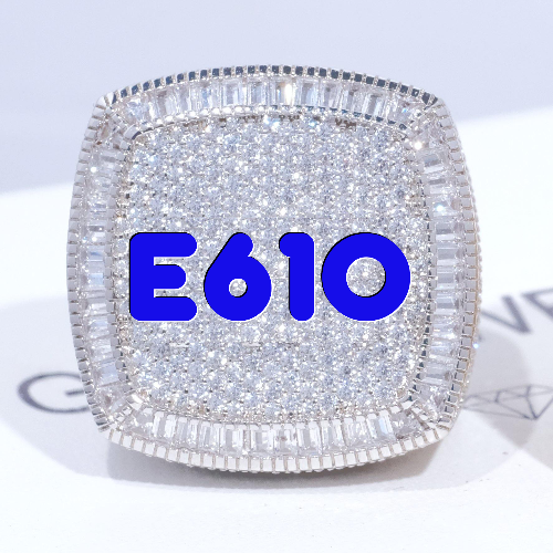 CUSTOM LETTER 3D ICED RING
