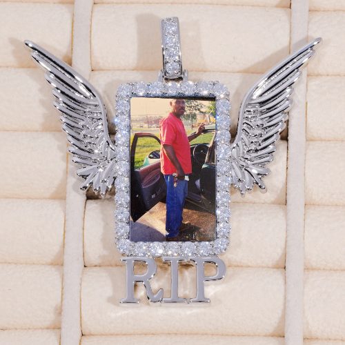 RIP WING 3D CUSTOM PICTURE PENDANT
