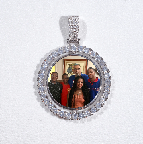 3D Spinning 2-Faced Custom Picture Pendant