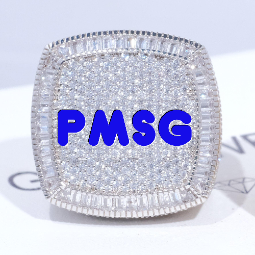 CUSTOM LETTER 3D ICED RING