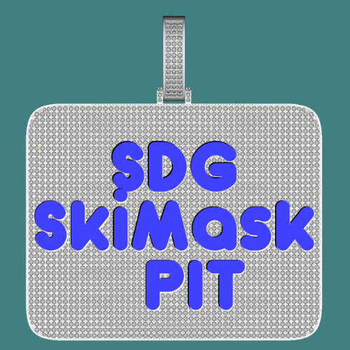 CUSTOM LETTER NECKLACE 3D BIG SQUARE
