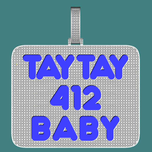 CUSTOM LETTER NECKLACE 3D BIG SQUARE