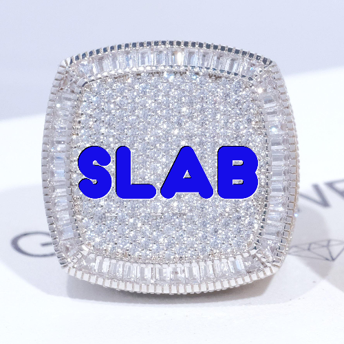 CUSTOM LETTER 3D ICED RING
