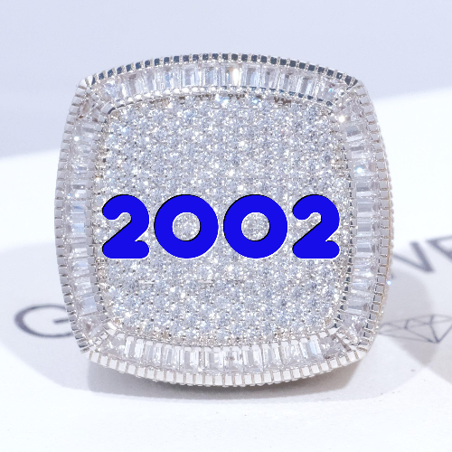CUSTOM LETTER 3D ICED RING