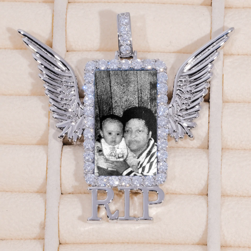 RIP WING 3D CUSTOM PICTURE PENDANT