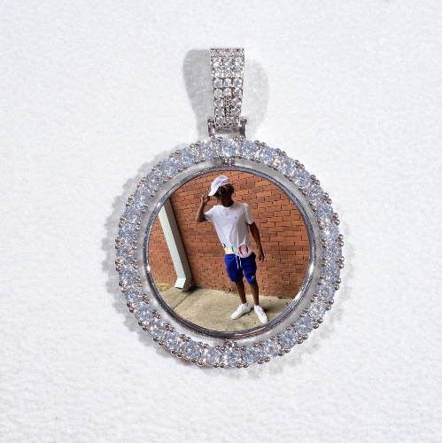 3D Spinning 2-Faced Custom Picture Pendant