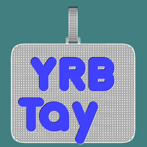 CUSTOM LETTER NECKLACE 3D BIG SQUARE
