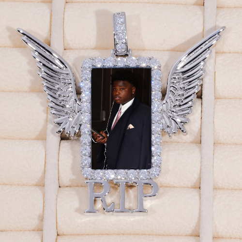 RIP WING 3D CUSTOM PICTURE PENDANT