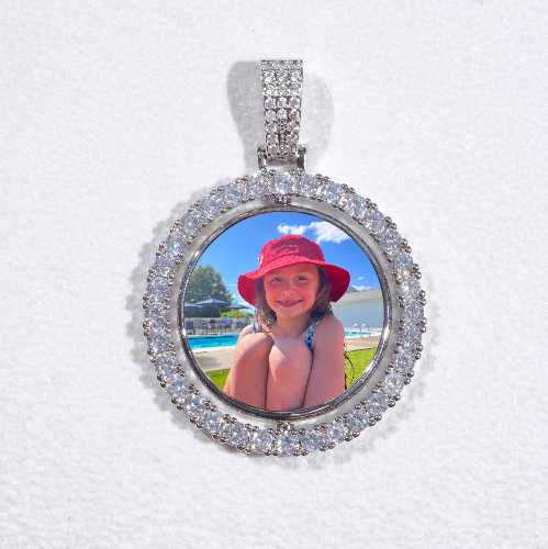 3D Spinning 2-Faced Custom Picture Pendant