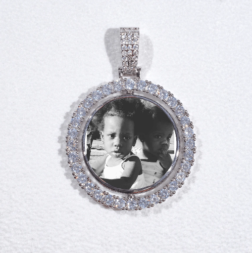 3D Spinning 2-Faced Custom Picture Pendant