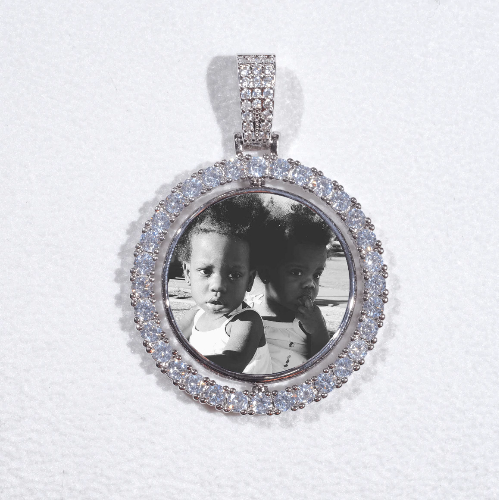 3D Spinning 2-Faced Custom Picture Pendant