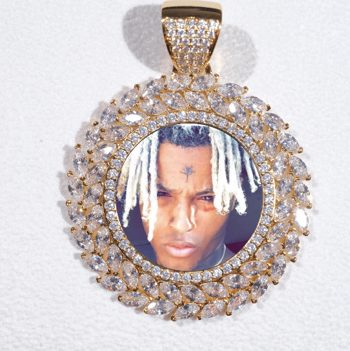Large 3D Wheat Ear Custom Picture Pendant