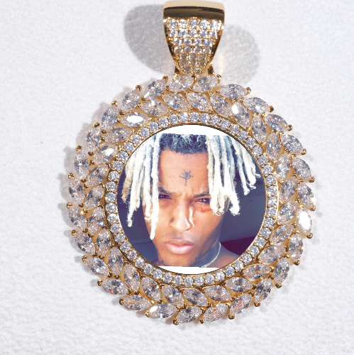 Large 3D Wheat Ear Custom Picture Pendant
