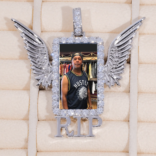 RIP WING 3D CUSTOM PICTURE PENDANT