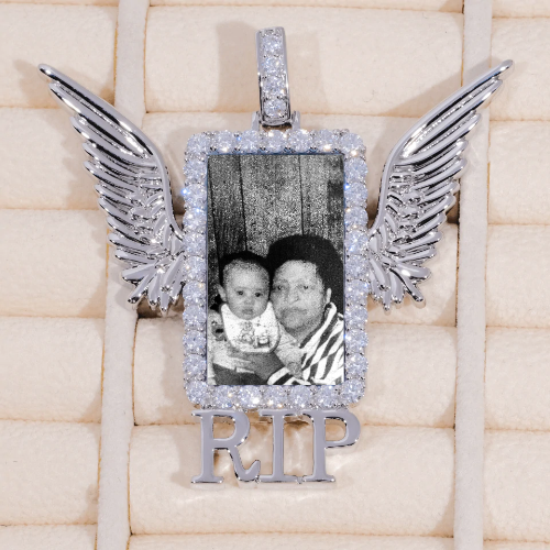RIP WING 3D CUSTOM PICTURE PENDANT