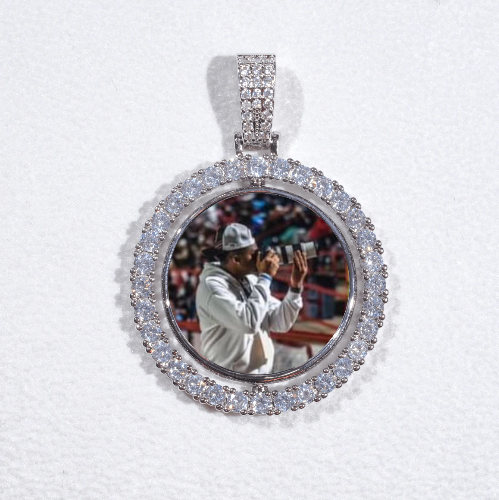 3D Spinning 2-Faced Custom Picture Pendant