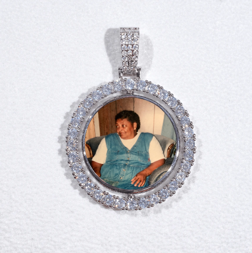 3D Spinning 2-Faced Custom Picture Pendant