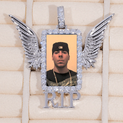 RIP WING 3D CUSTOM PICTURE PENDANT