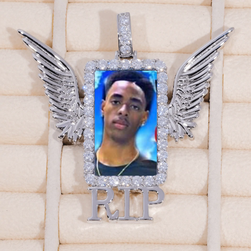 RIP WING 3D CUSTOM PICTURE PENDANT