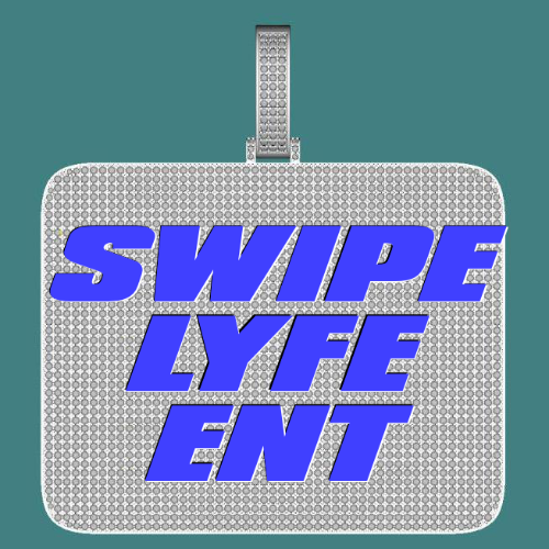 CUSTOM LETTER NECKLACE 3D BIG SQUARE