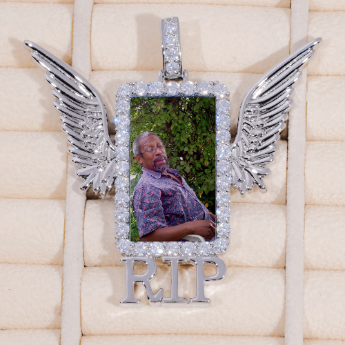 RIP WING 3D CUSTOM PICTURE PENDANT