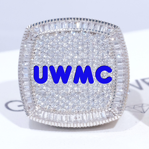 CUSTOM LETTER 3D ICED RING